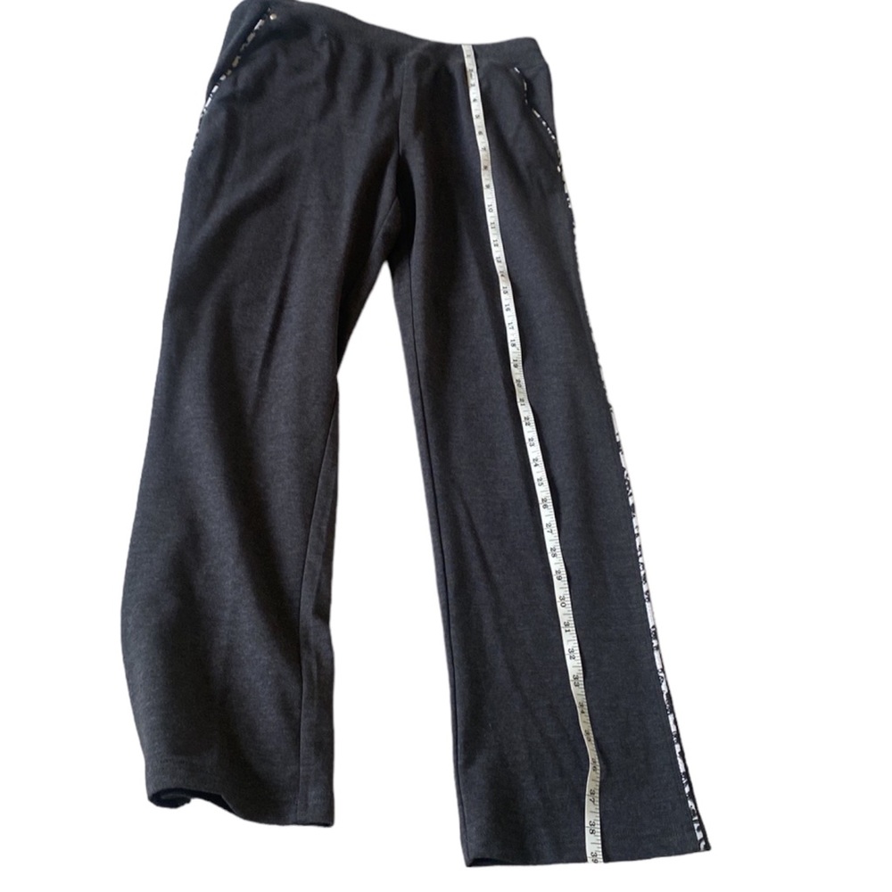 Chico’s Zenergy Knit Collection Animal Trim Set Charcoal Size 0 - Picture 7 of 10